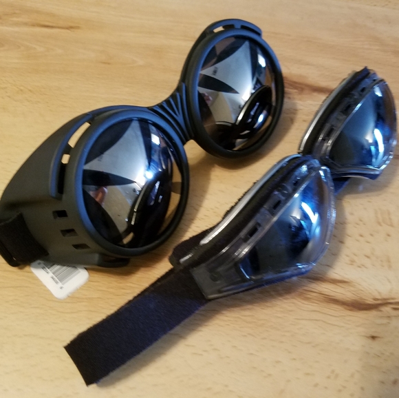 round ski goggles